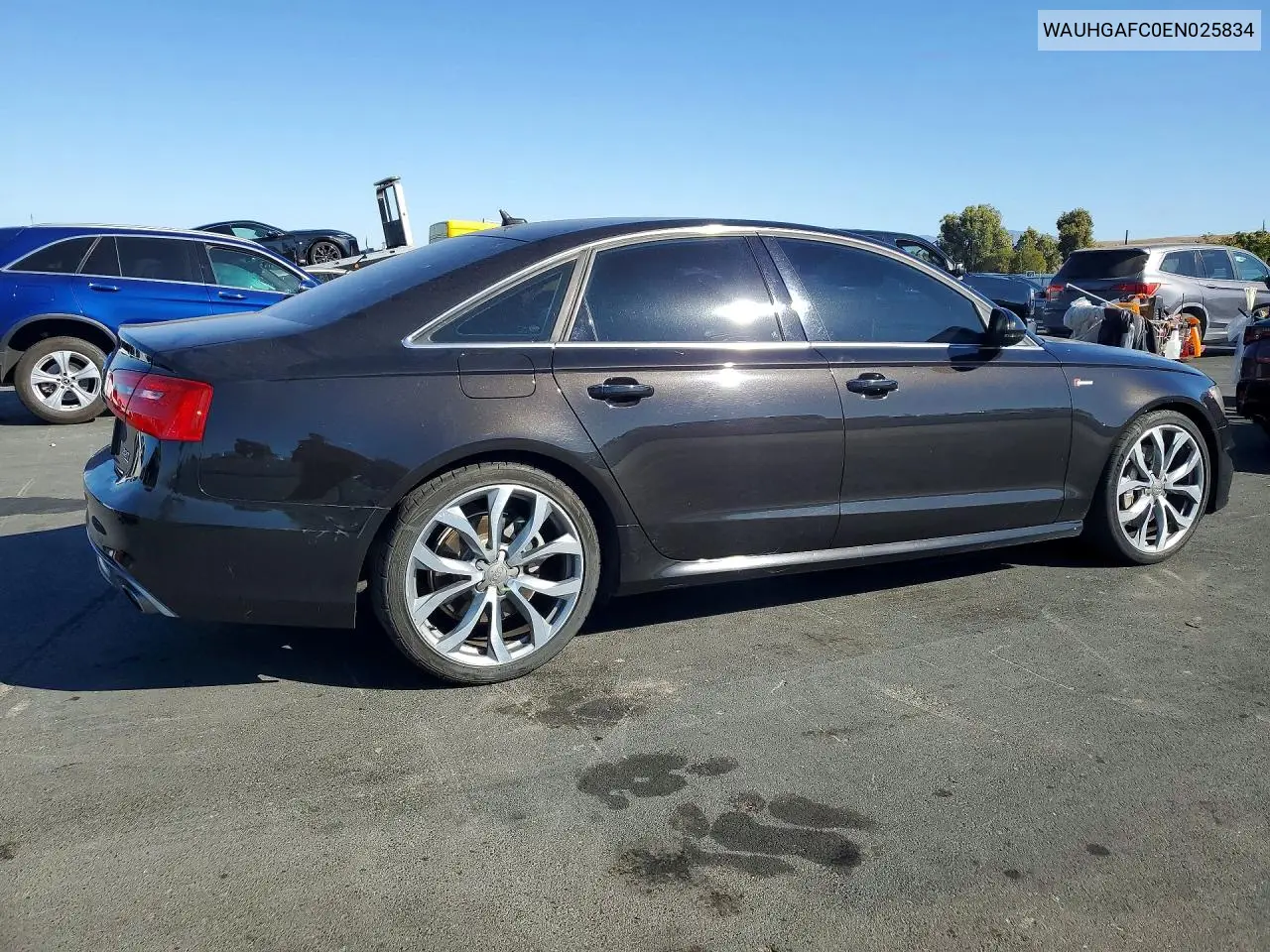 2014 AUDI A6 VIN WAUHGAFC0EN025834 — фото 3