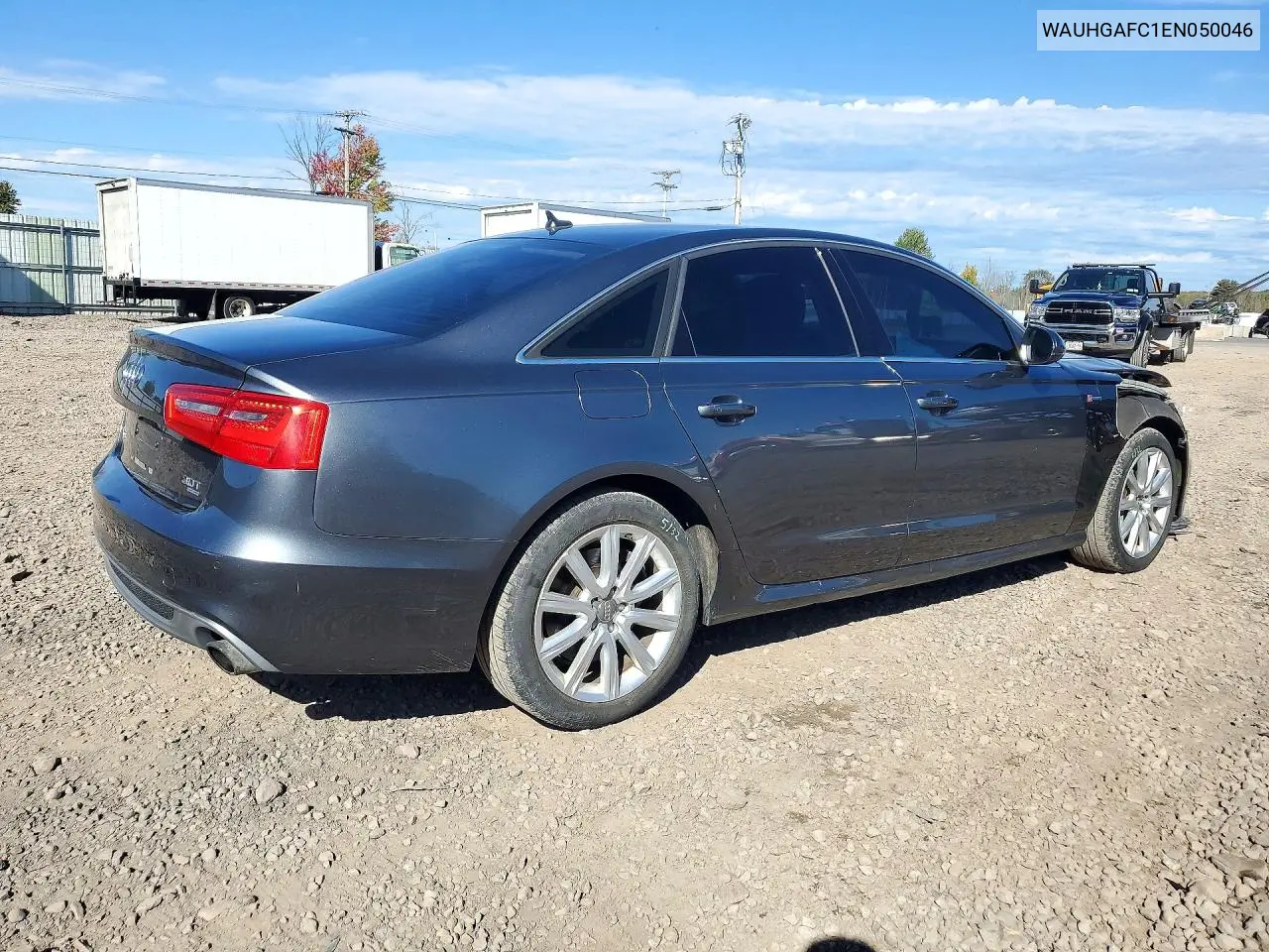 2014 AUDI A6 VIN WAUHGAFC1EN050046 — фото 3