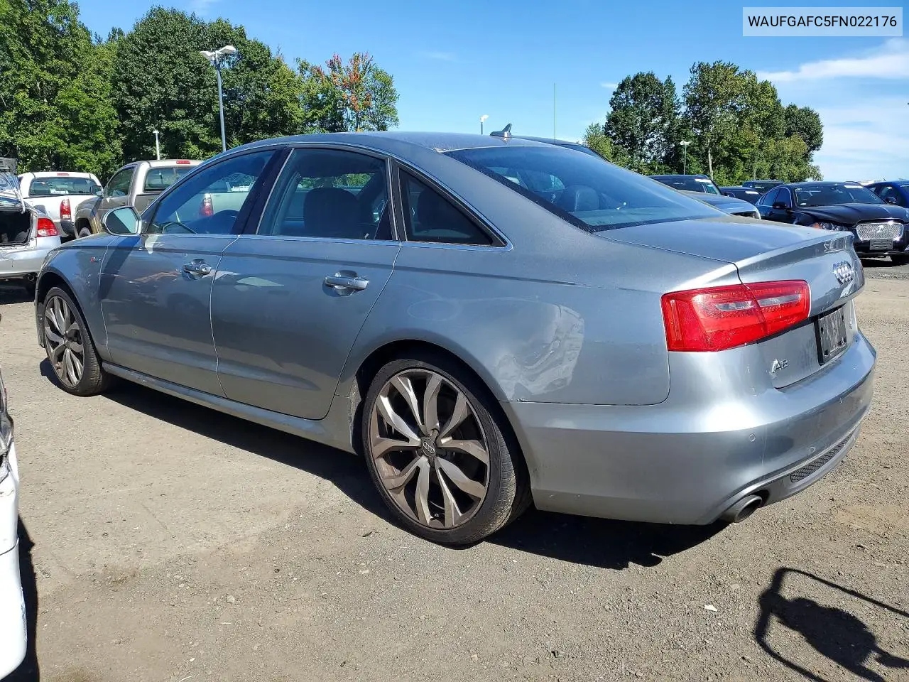 2015 AUDI A6 VIN WAUFGAFC5FN022176 — фото 2