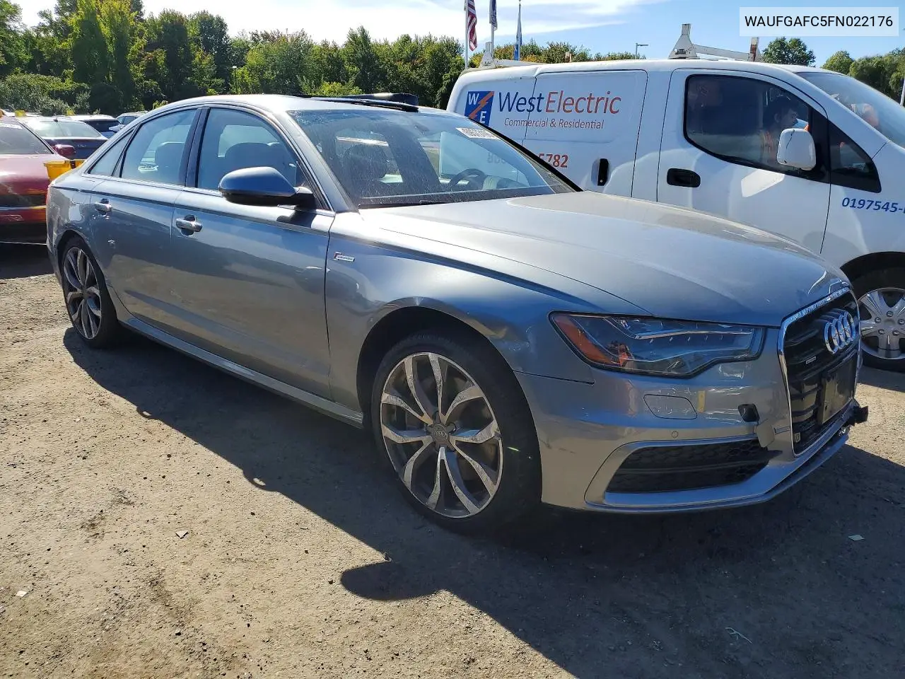 AUDI A6 2015, VIN WAUFGAFC5FN022176