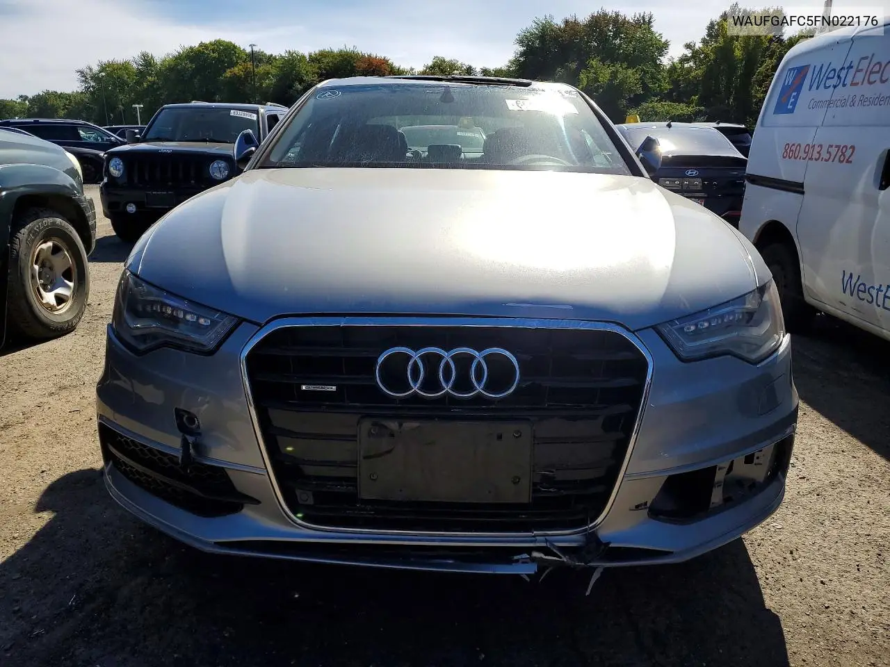 2015 AUDI A6 VIN WAUFGAFC5FN022176 — фото 5