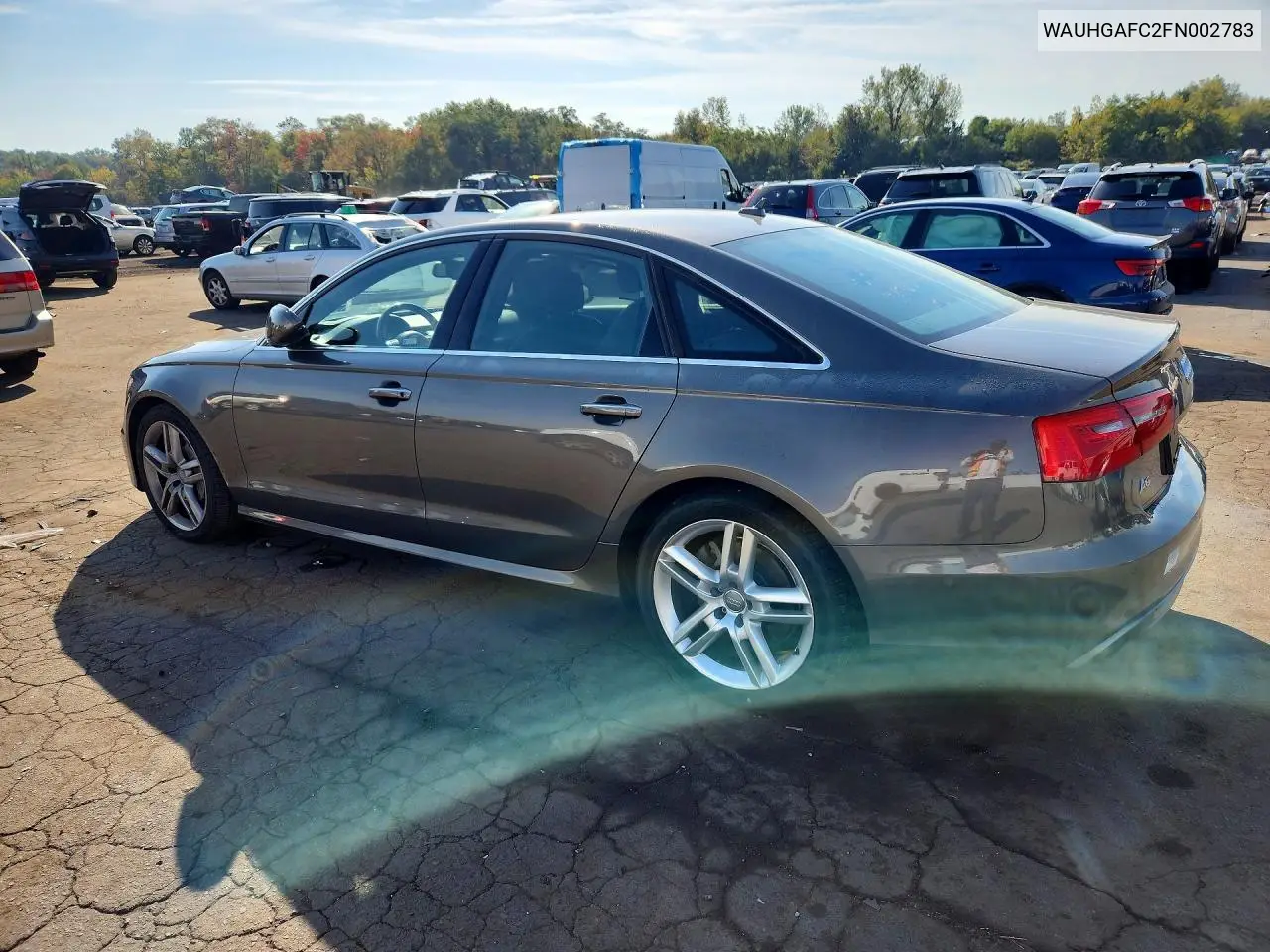 2015 AUDI A6 VIN WAUHGAFC2FN002783 — фото 2