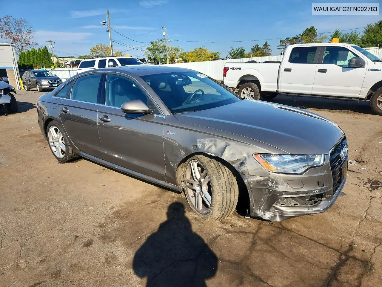 2015 AUDI A6 VIN WAUHGAFC2FN002783 — фото 4