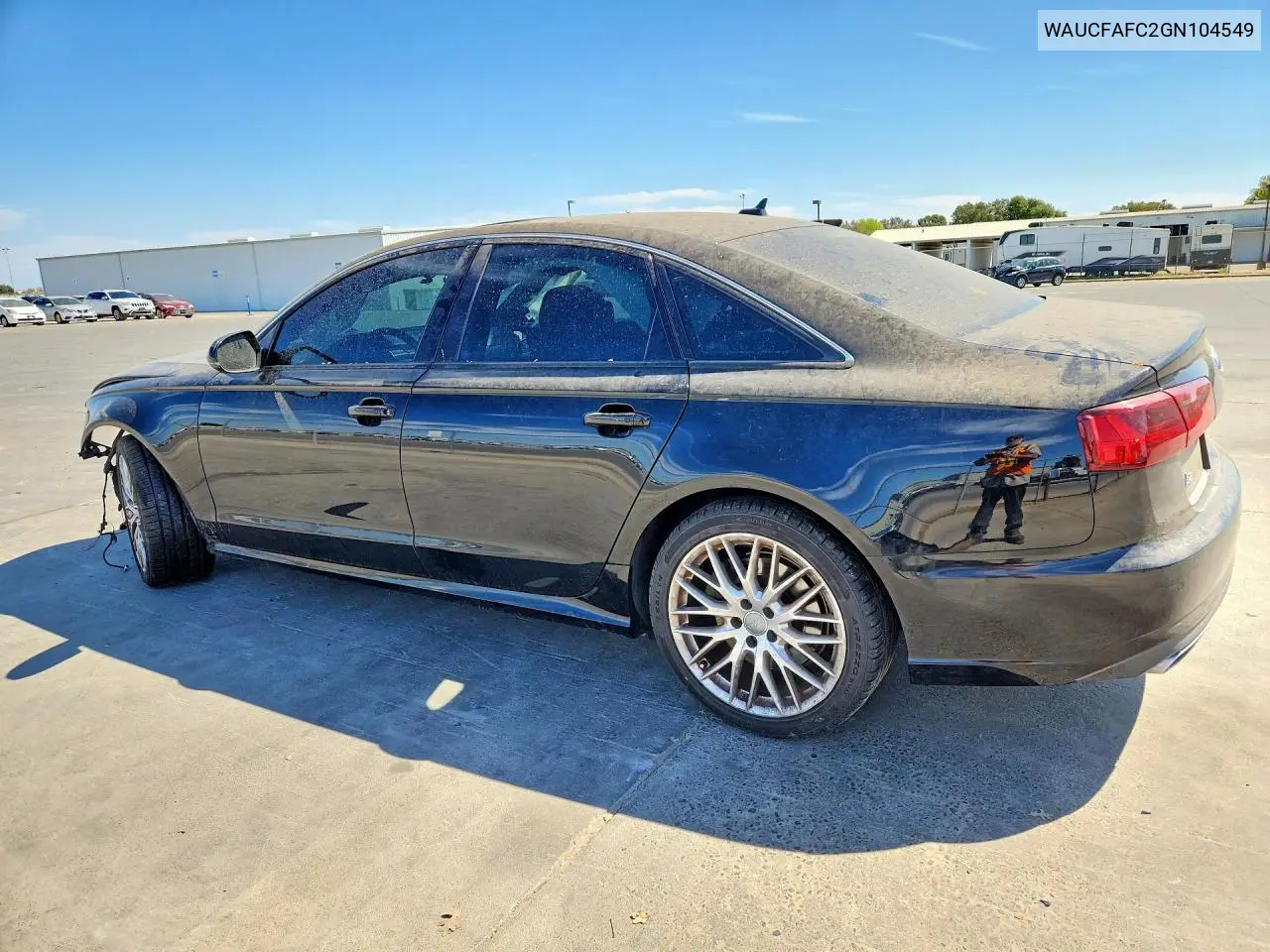 2016 AUDI A6 VIN WAUCFAFC2GN104549 — фото 2