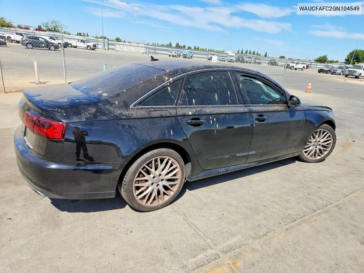2016 AUDI A6 VIN WAUCFAFC2GN104549 — фото 3