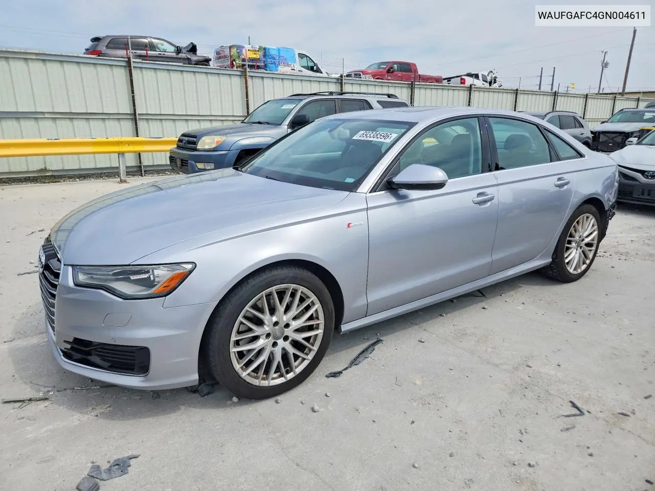 AUDI A6 2016, VIN WAUFGAFC4GN004611