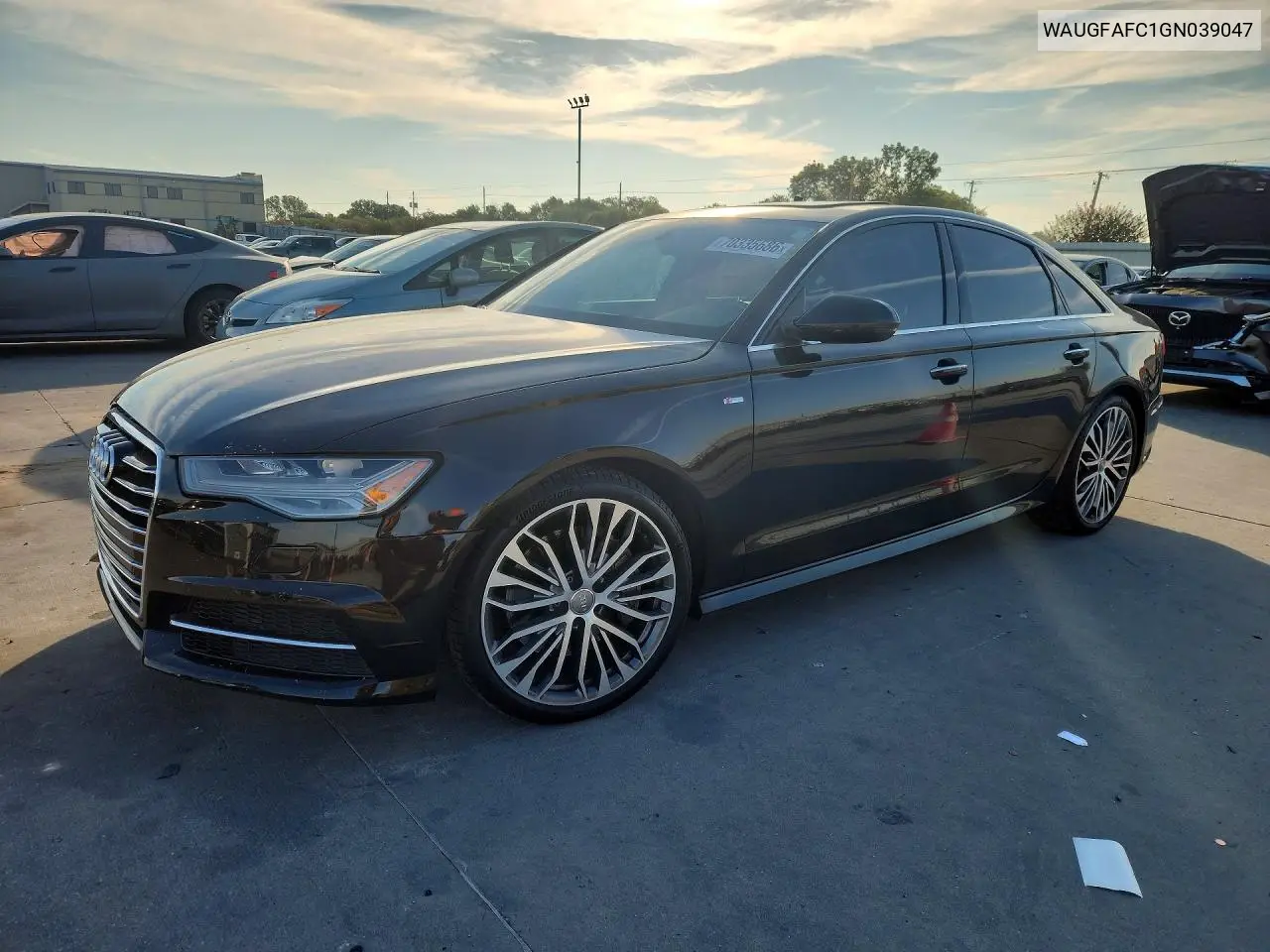 AUDI A6 2016, VIN WAUGFAFC1GN039047