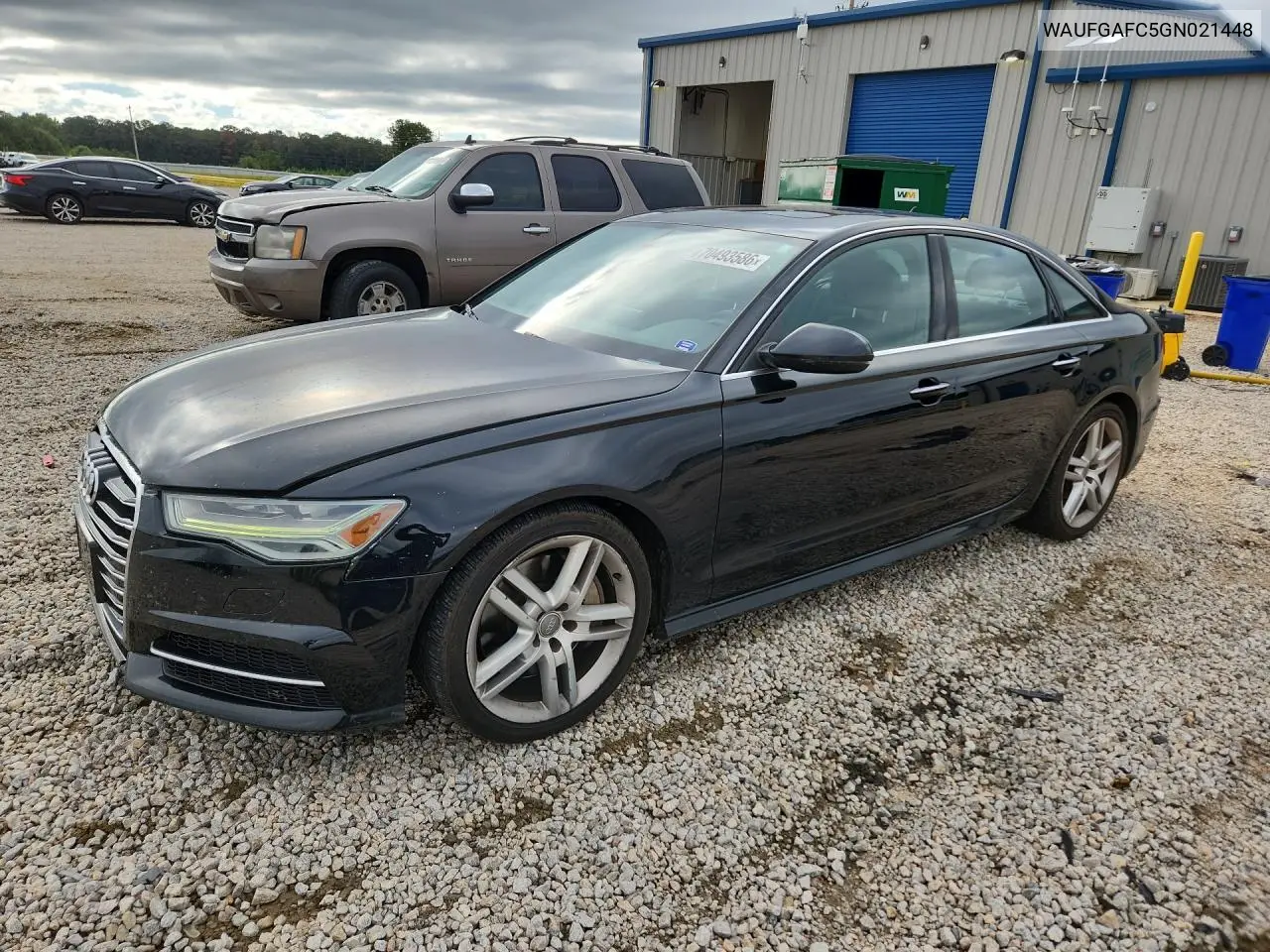 AUDI A6 2016, VIN WAUFGAFC5GN021448