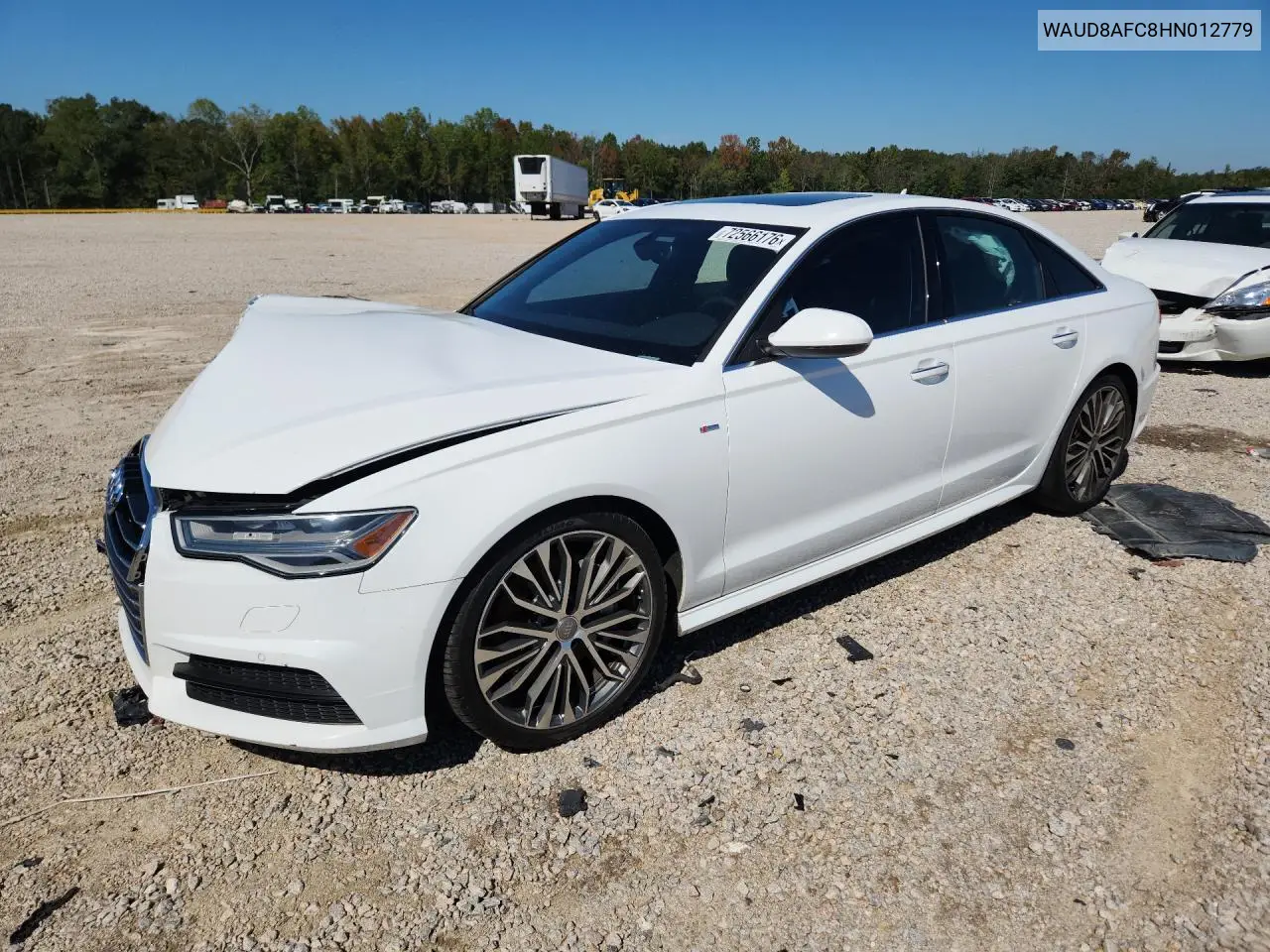AUDI A6 2017, VIN WAUD8AFC8HN012779
