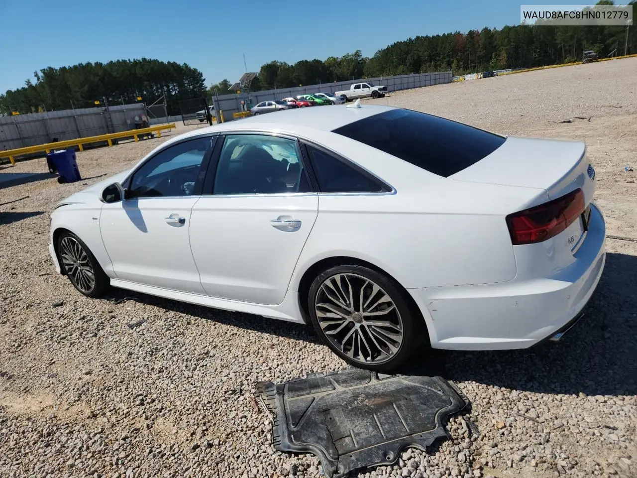 2017 AUDI A6 VIN WAUD8AFC8HN012779 — фото 2