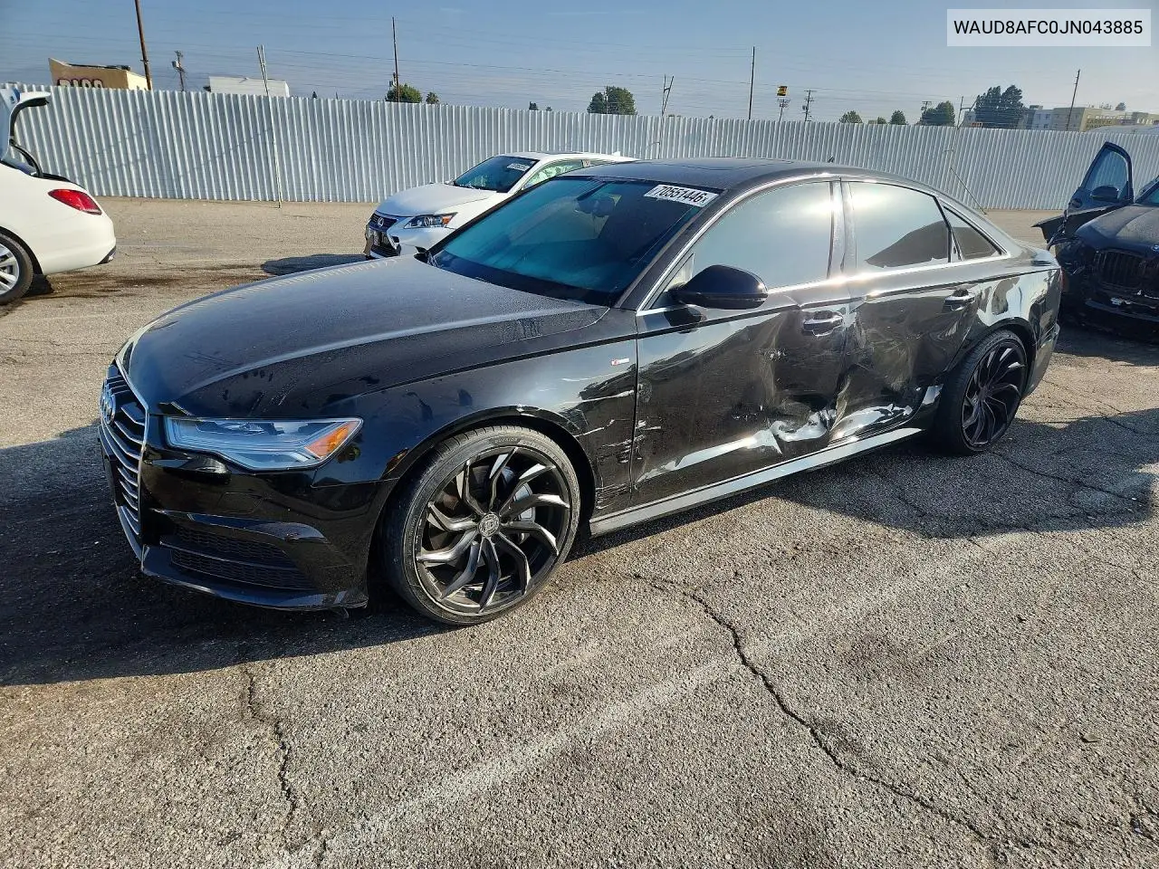 AUDI A6 2018, VIN WAUD8AFC0JN043885