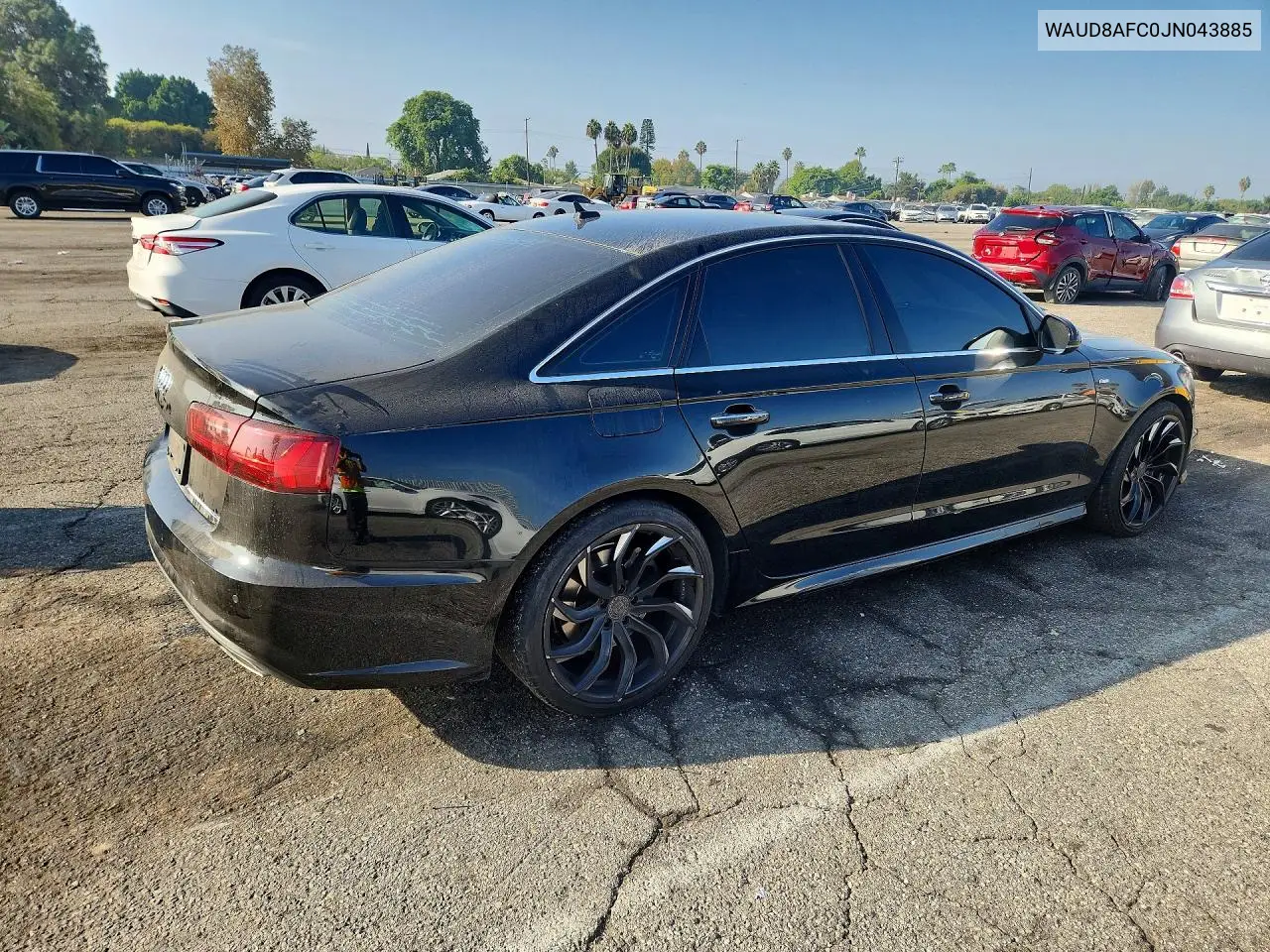 2018 AUDI A6 VIN WAUD8AFC0JN043885 — фото 3