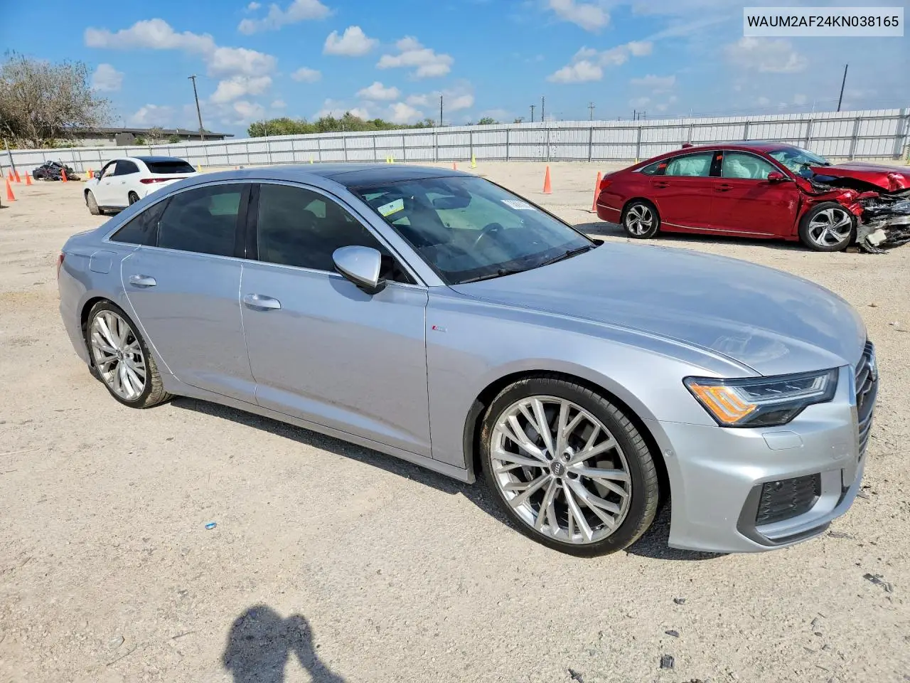 2019 AUDI A6 VIN WAUM2AF24KN038165 — фото 4