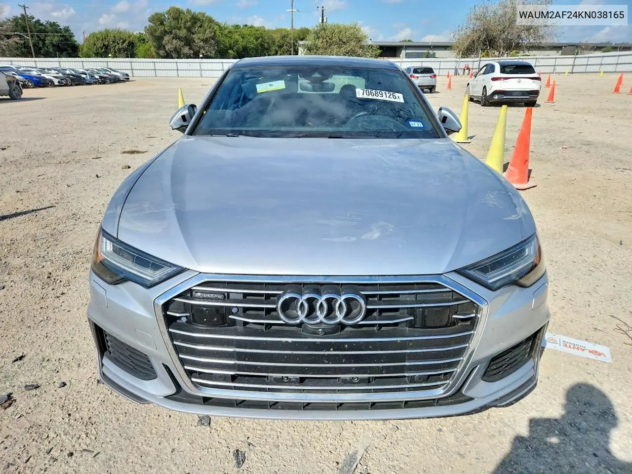 2019 AUDI A6 VIN WAUM2AF24KN038165 — фото 5