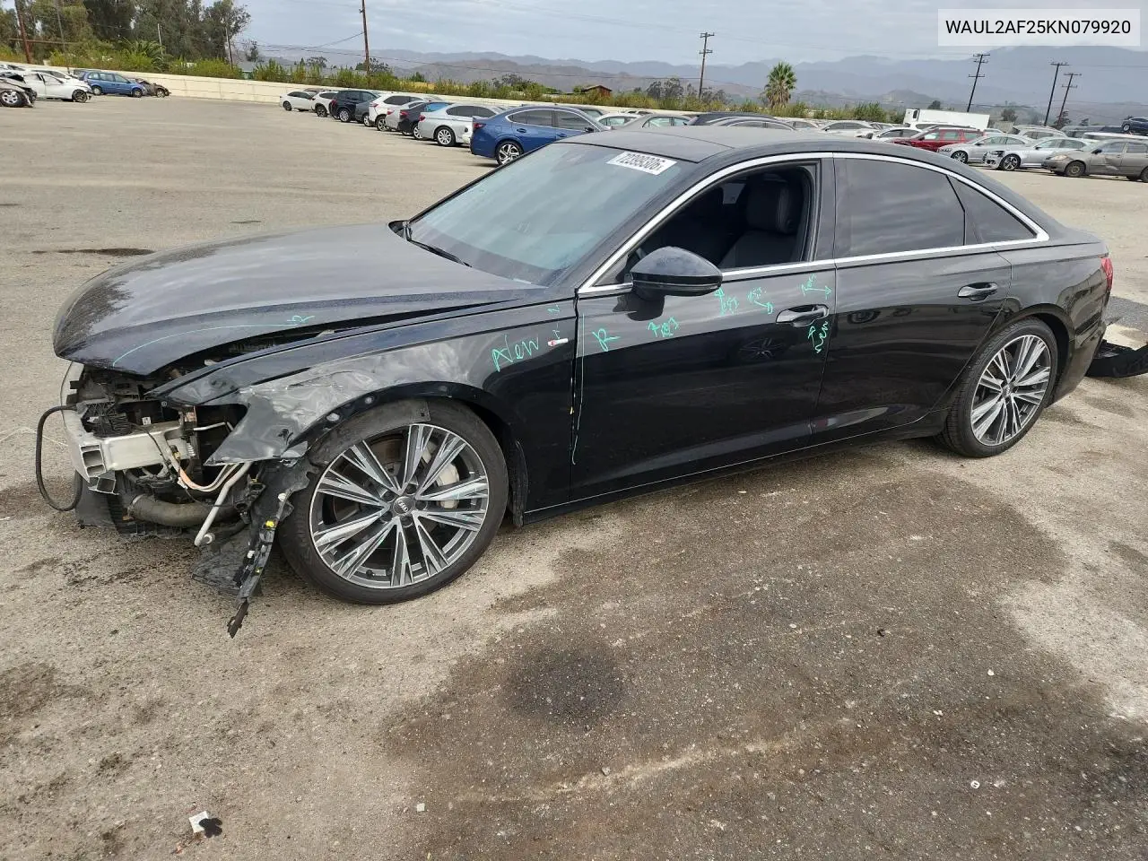 AUDI A6 2019, VIN WAUL2AF25KN079920