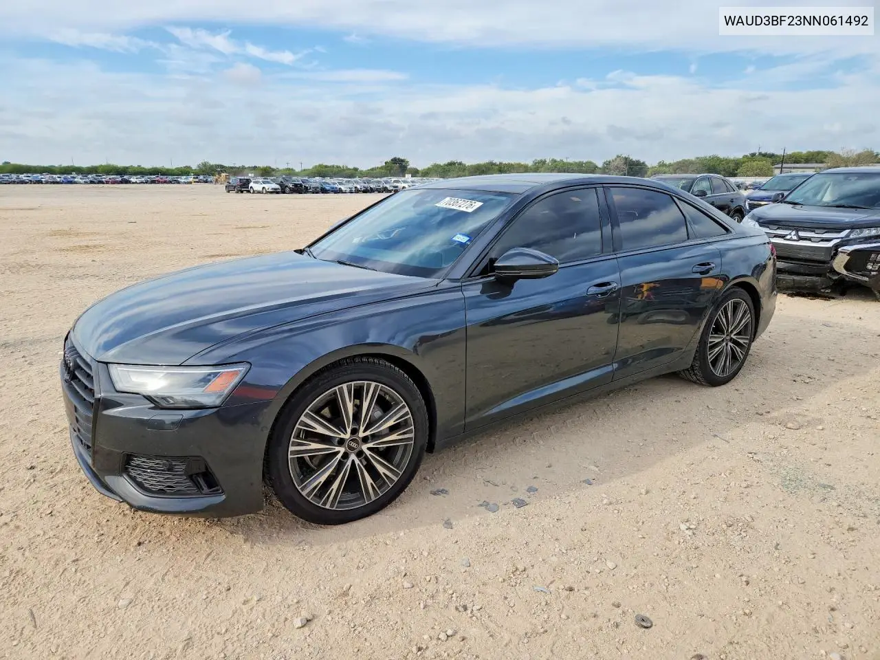 AUDI A6 2022, VIN WAUD3BF23NN061492