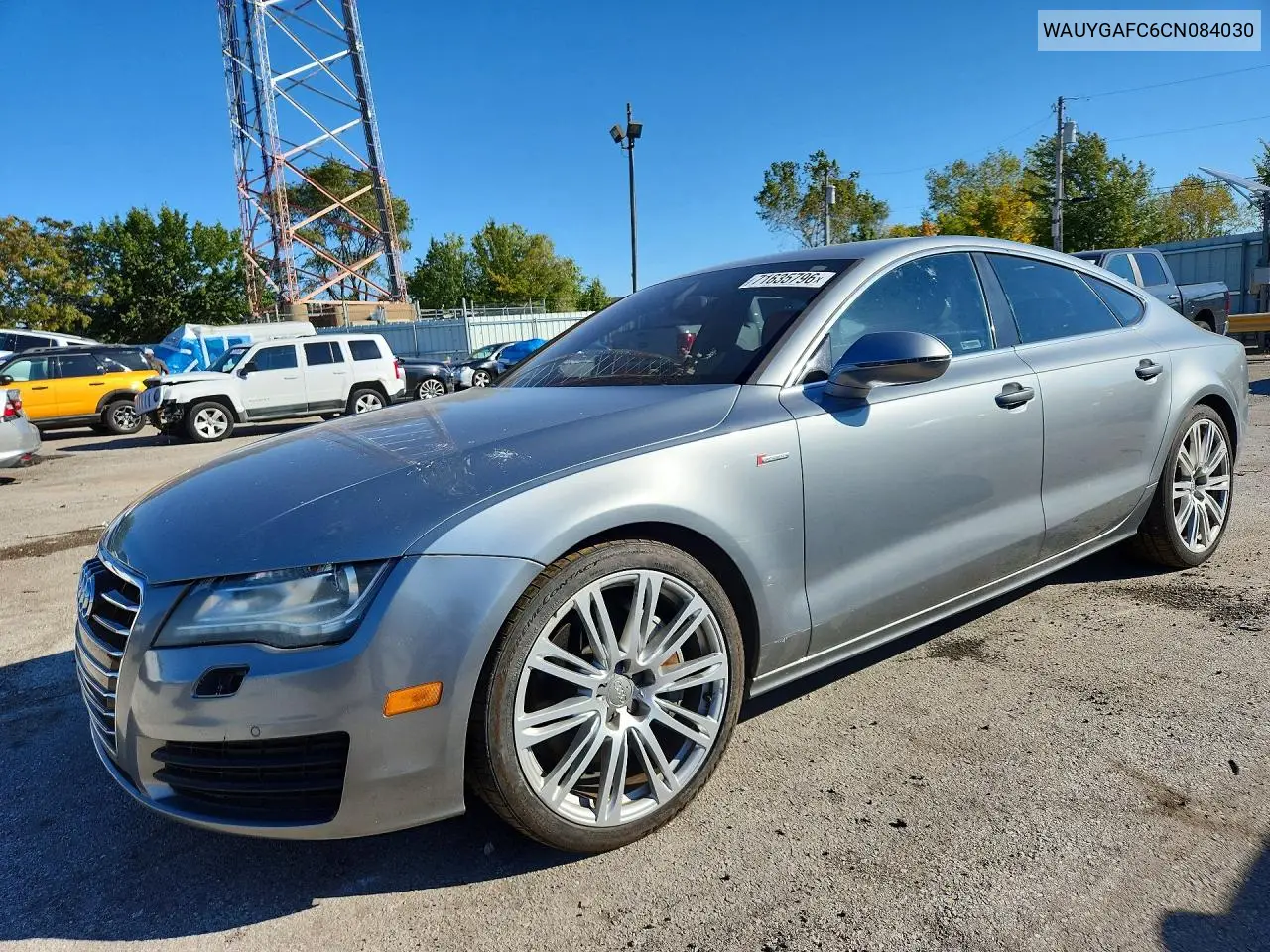 AUDI A7 2012, VIN WAUYGAFC6CN084030
