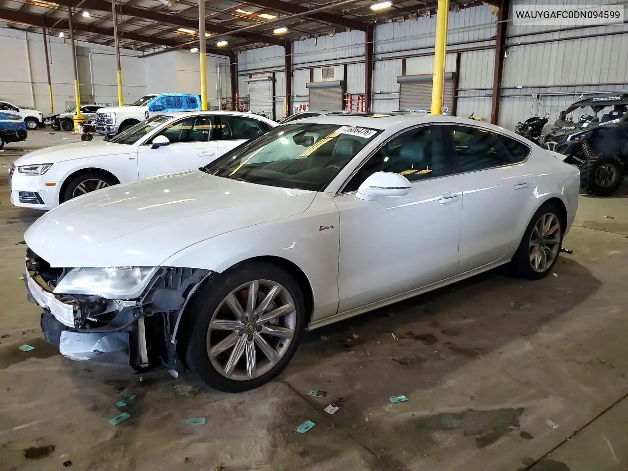 AUDI A7 2013, VIN WAUYGAFC0DN094599