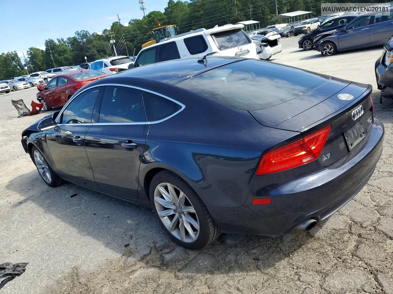 2014 AUDI A7 VIN WAUWGAFC1EN020181 — фото 2