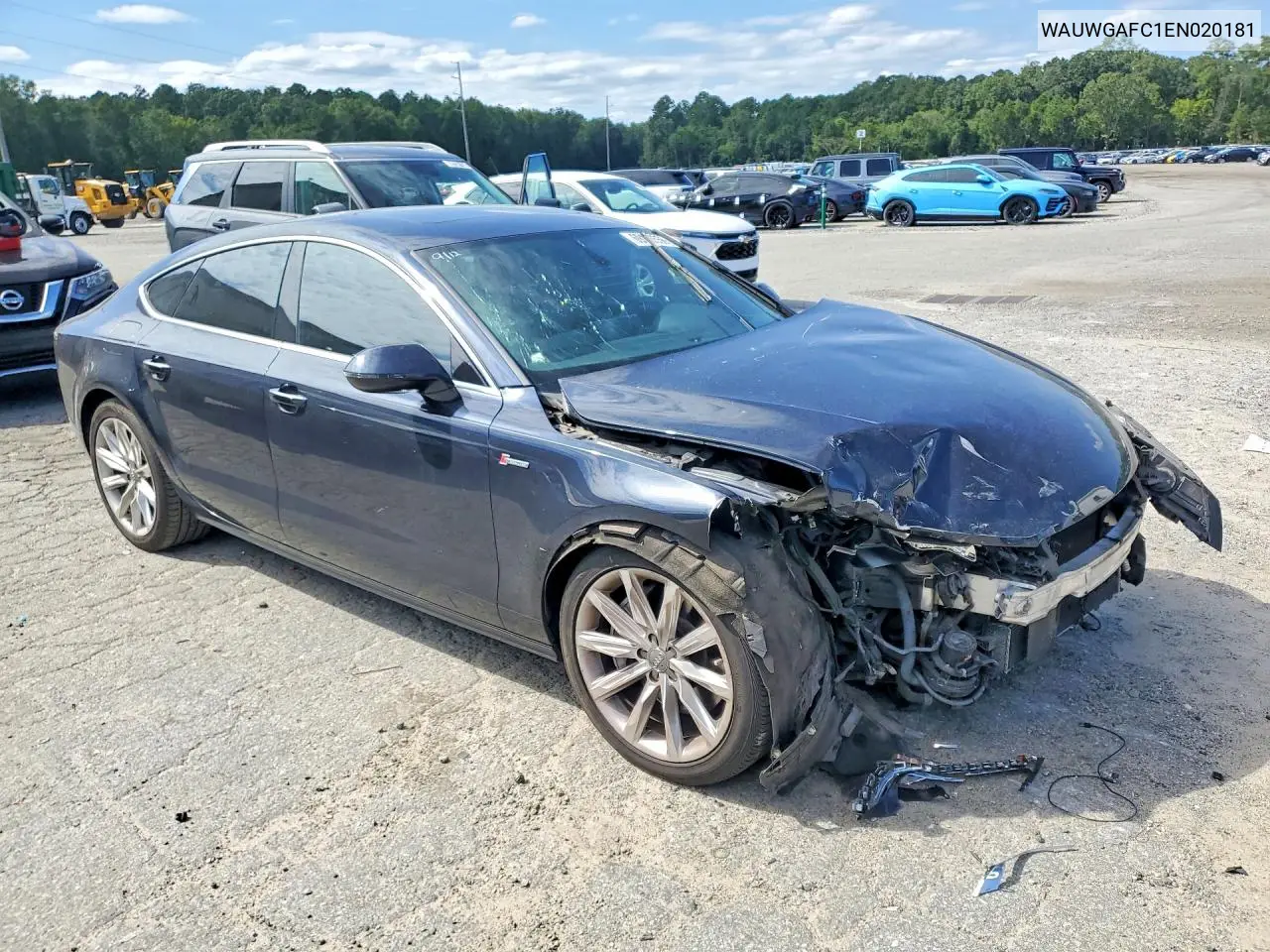 2014 AUDI A7 VIN WAUWGAFC1EN020181 — фото 4