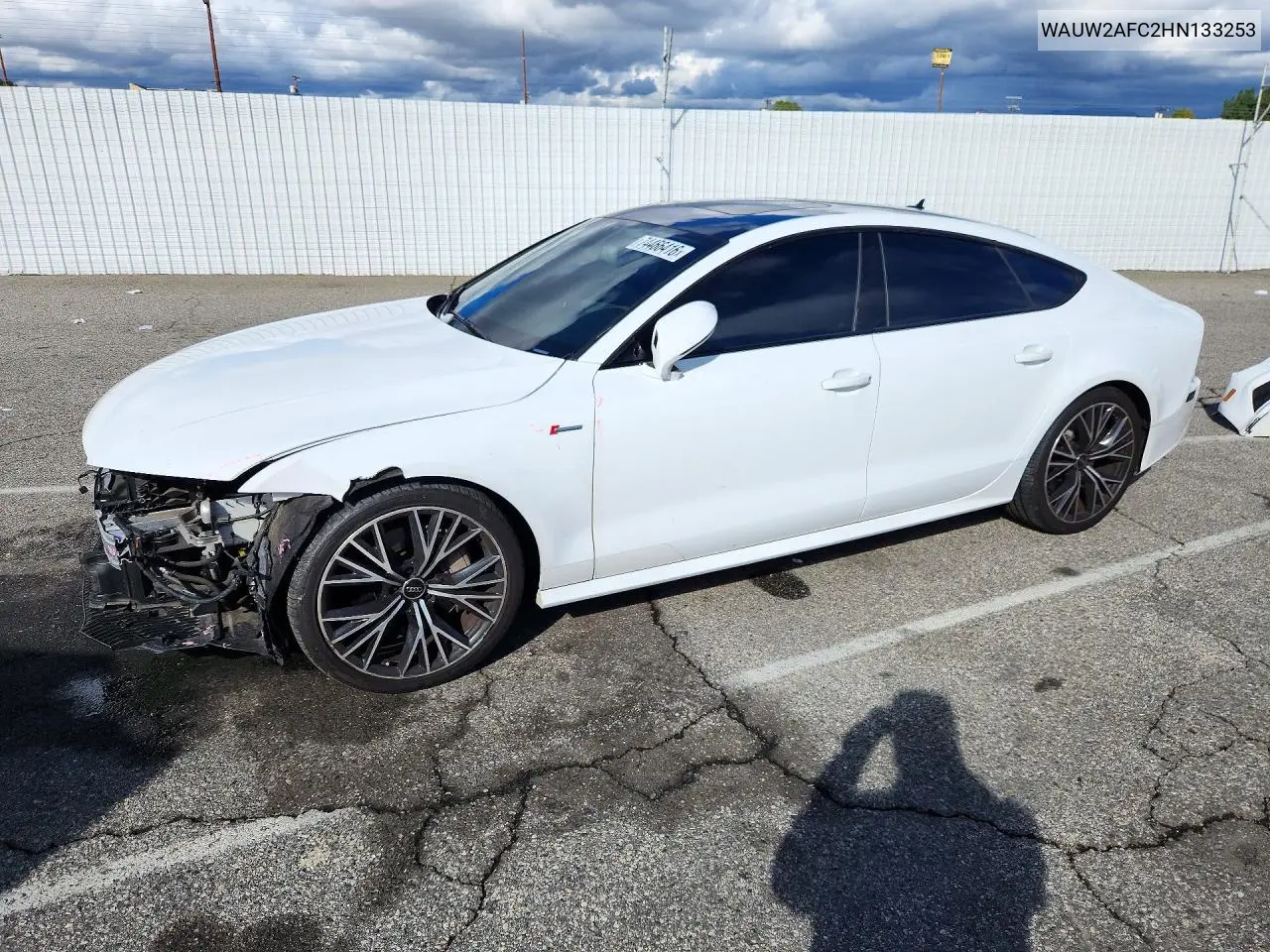 AUDI A7 2017, VIN WAUW2AFC2HN133253