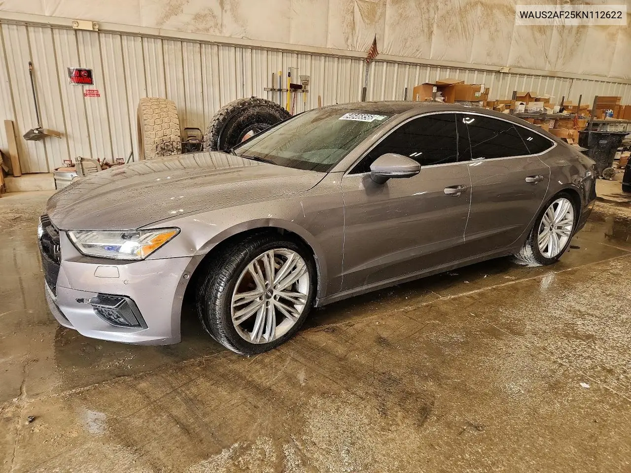AUDI A7 2019, VIN WAUS2AF25KN112622