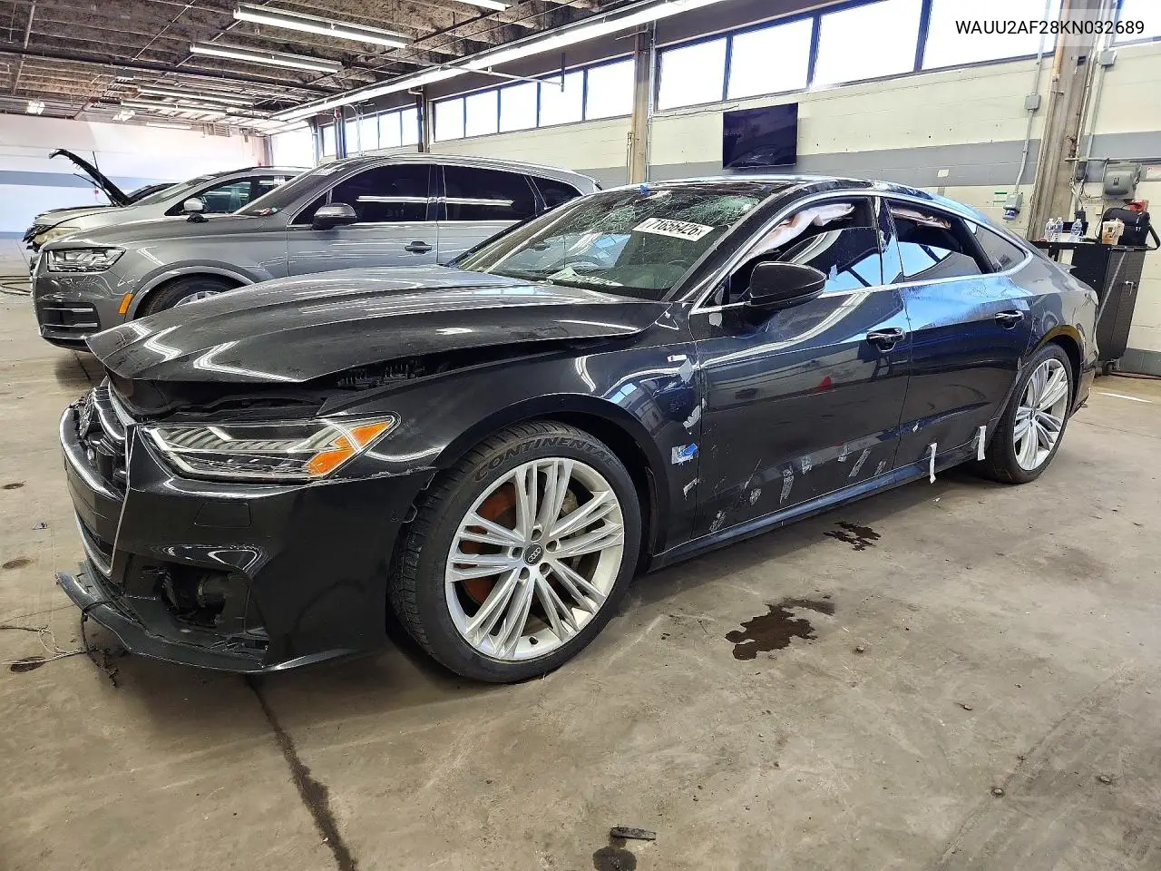 AUDI A7 2019, VIN WAUU2AF28KN032689