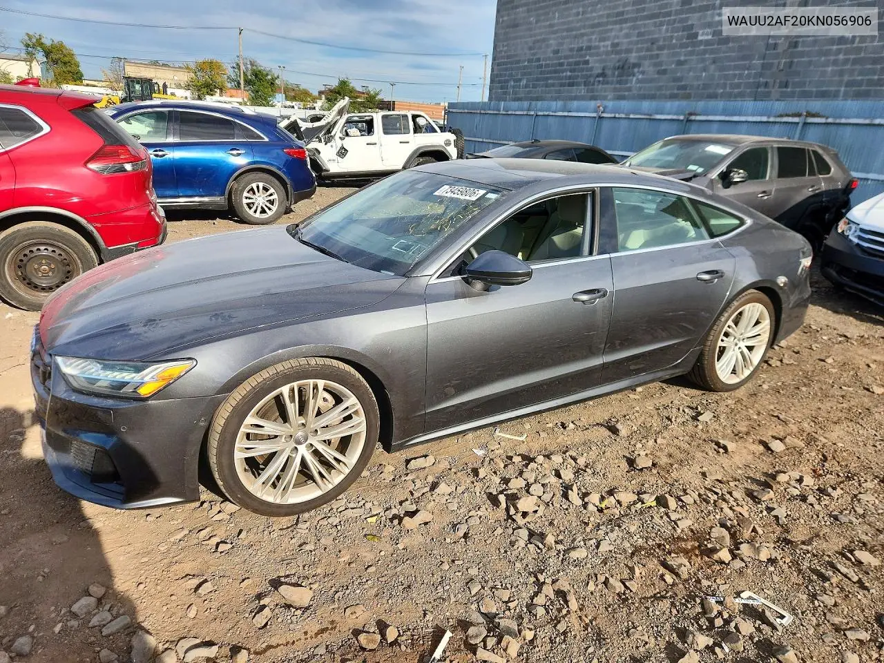 AUDI A7 2019, VIN WAUU2AF20KN056906