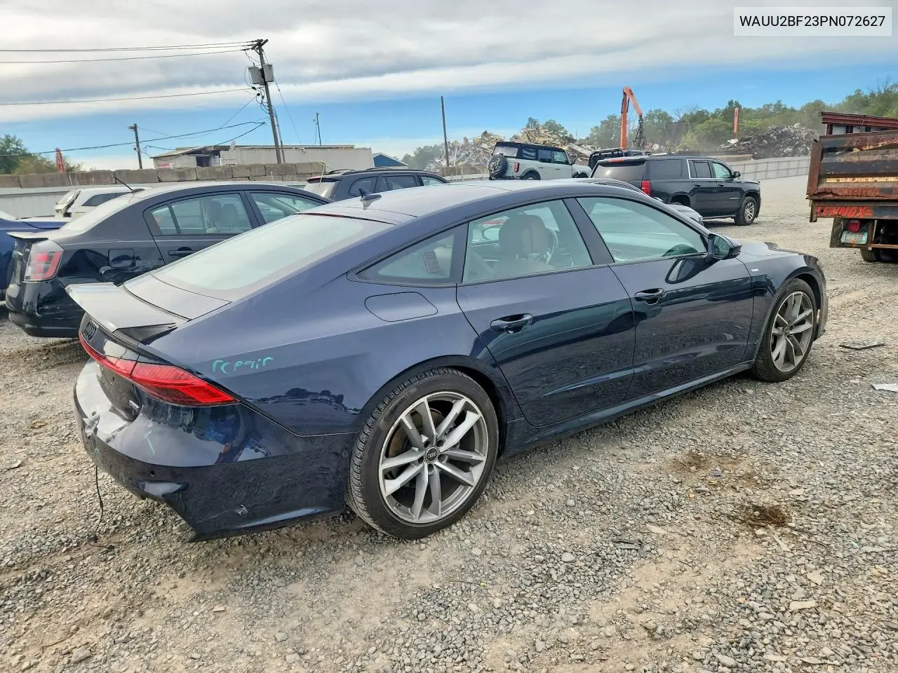 2023 AUDI A7 VIN WAUU2BF23PN072627 — фото 3