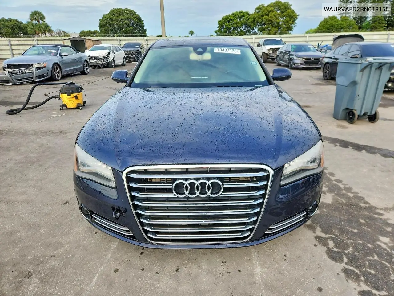 2011 AUDI A8 VIN WAURVAFD2BN018155 — фото 5