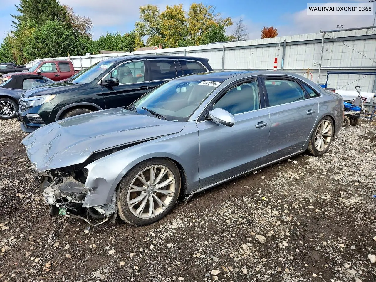 AUDI A8 2012, VIN WAURVAFDXCN010368