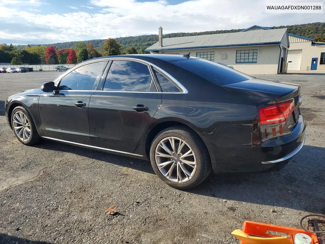 2013 AUDI A8 VIN WAUAGAFDXDN001288 — фото 2