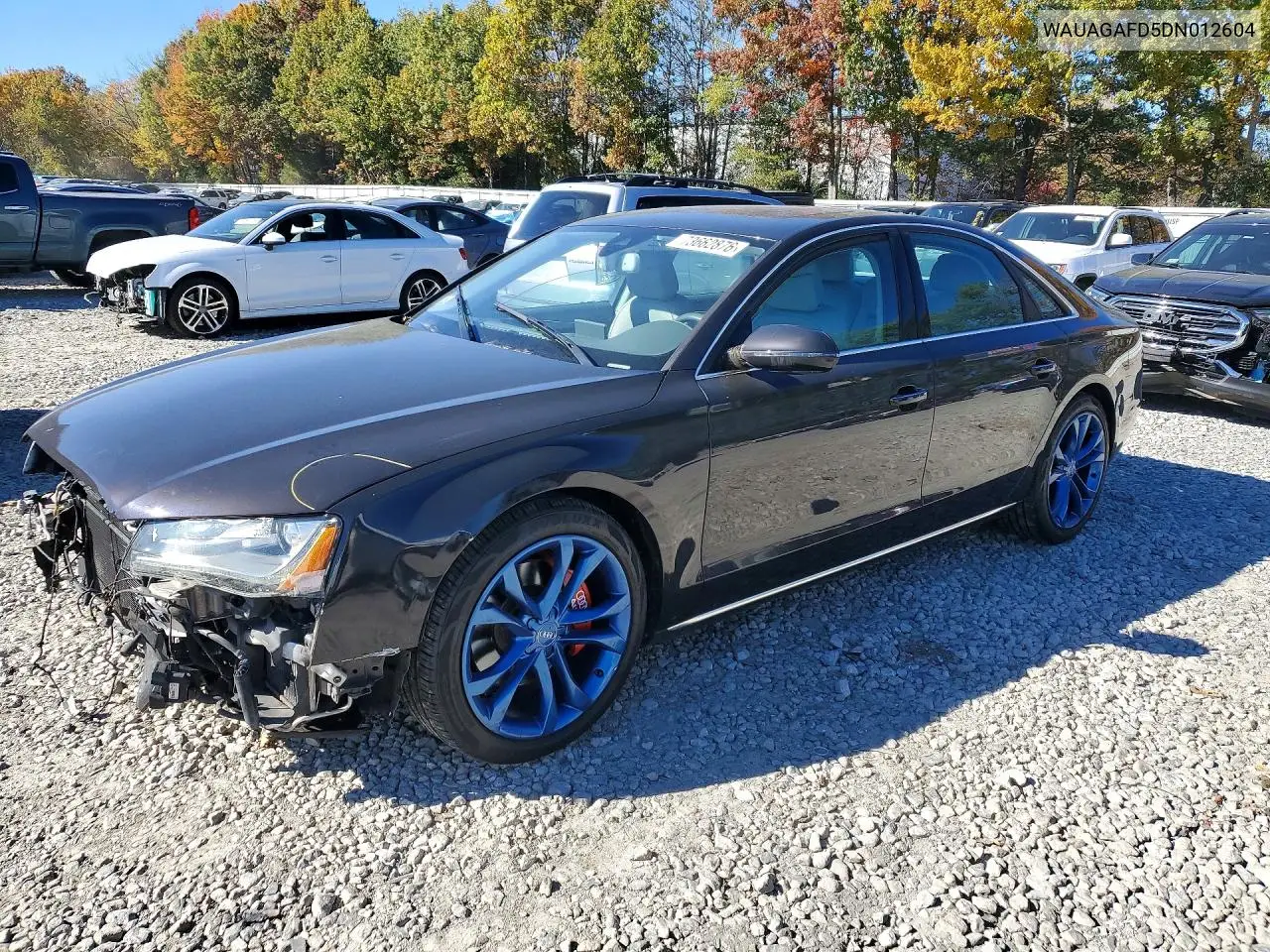 AUDI A8 2013, VIN WAUAGAFD5DN012604