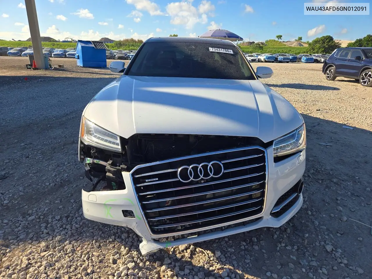 2016 AUDI A8 VIN WAU43AFD6GN012091 — фото 5