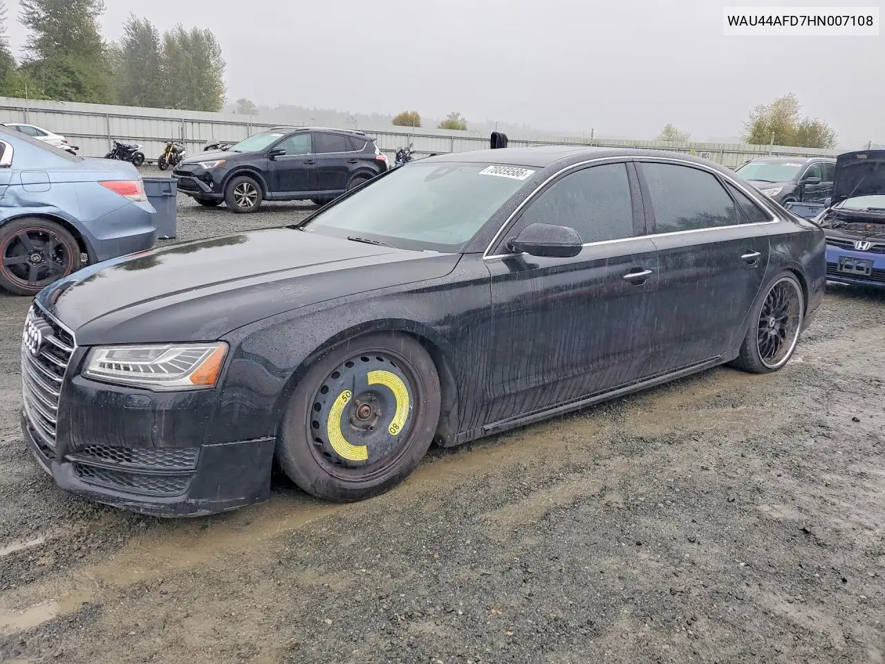 AUDI A8 2017, VIN WAU44AFD7HN007108
