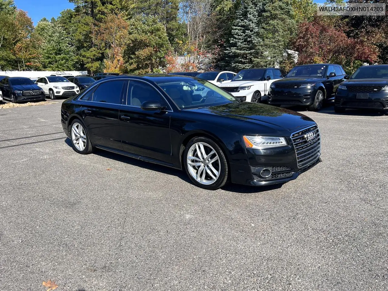 AUDI A8 2017, VIN WAU43AFDXHN014203