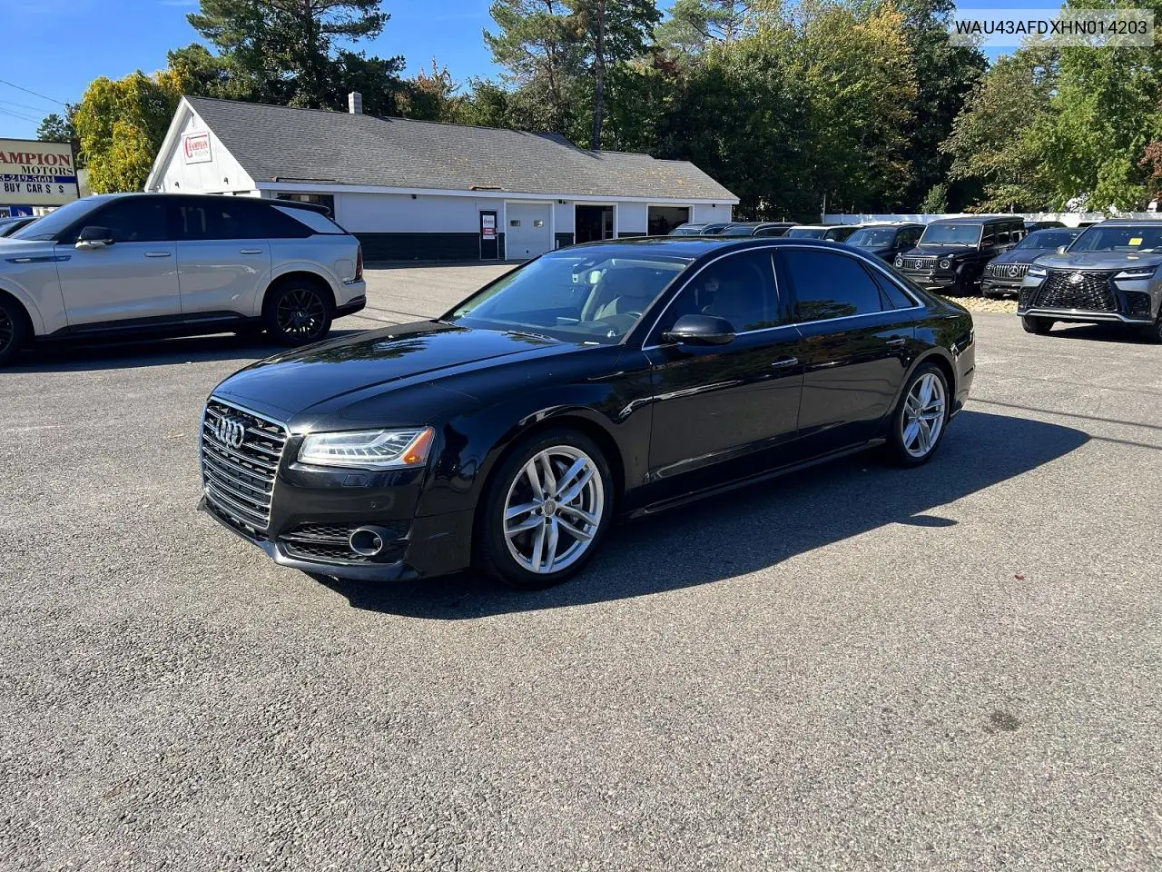 2017 AUDI A8 VIN WAU43AFDXHN014203 — фото 2