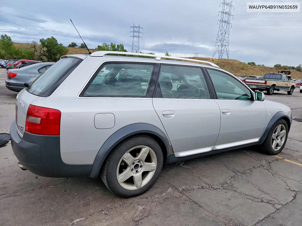 2001 AUDI ALLROAD VIN WAUYP64B91N052659 — фото 3