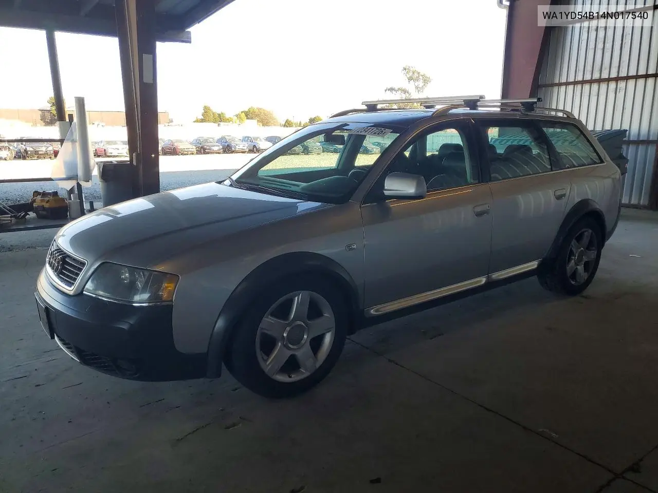 AUDI ALLROAD 2004, VIN WA1YD54B14N017540