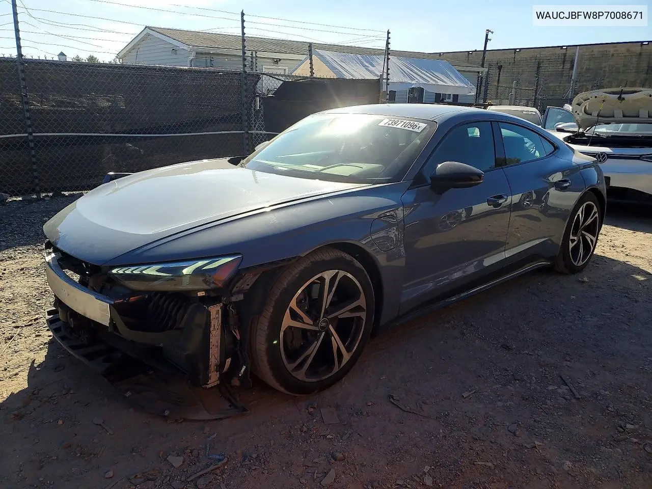 AUDI E-TRON GT 2023, VIN WAUCJBFW8P7008671