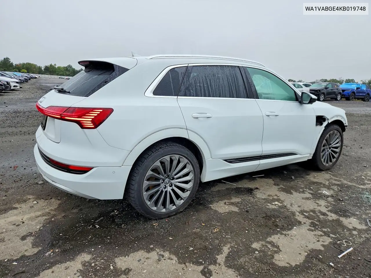 2019 AUDI E-TRON VIN WA1VABGE4KB019748 — фото 3