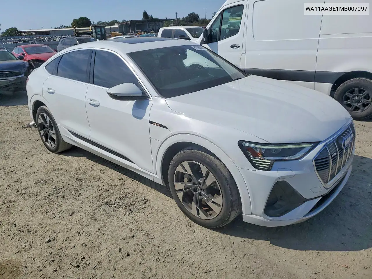 2021 AUDI E-TRON VIN WA11AAGE1MB007097 — фото 4