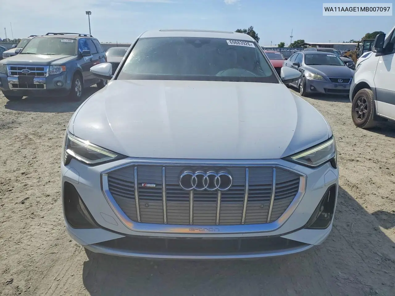 2021 AUDI E-TRON VIN WA11AAGE1MB007097 — фото 5