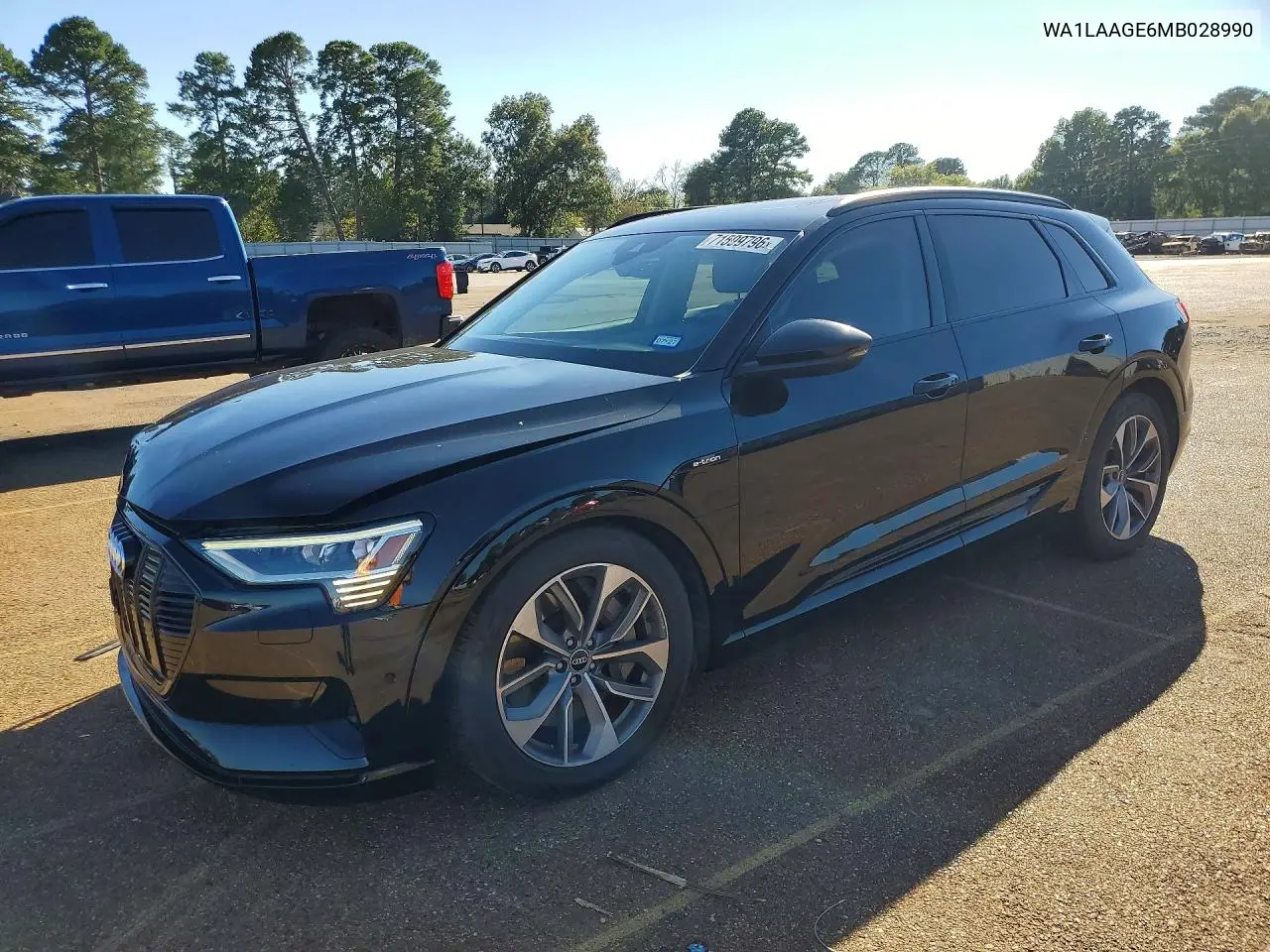 AUDI E-TRON 2021, VIN WA1LAAGE6MB028990