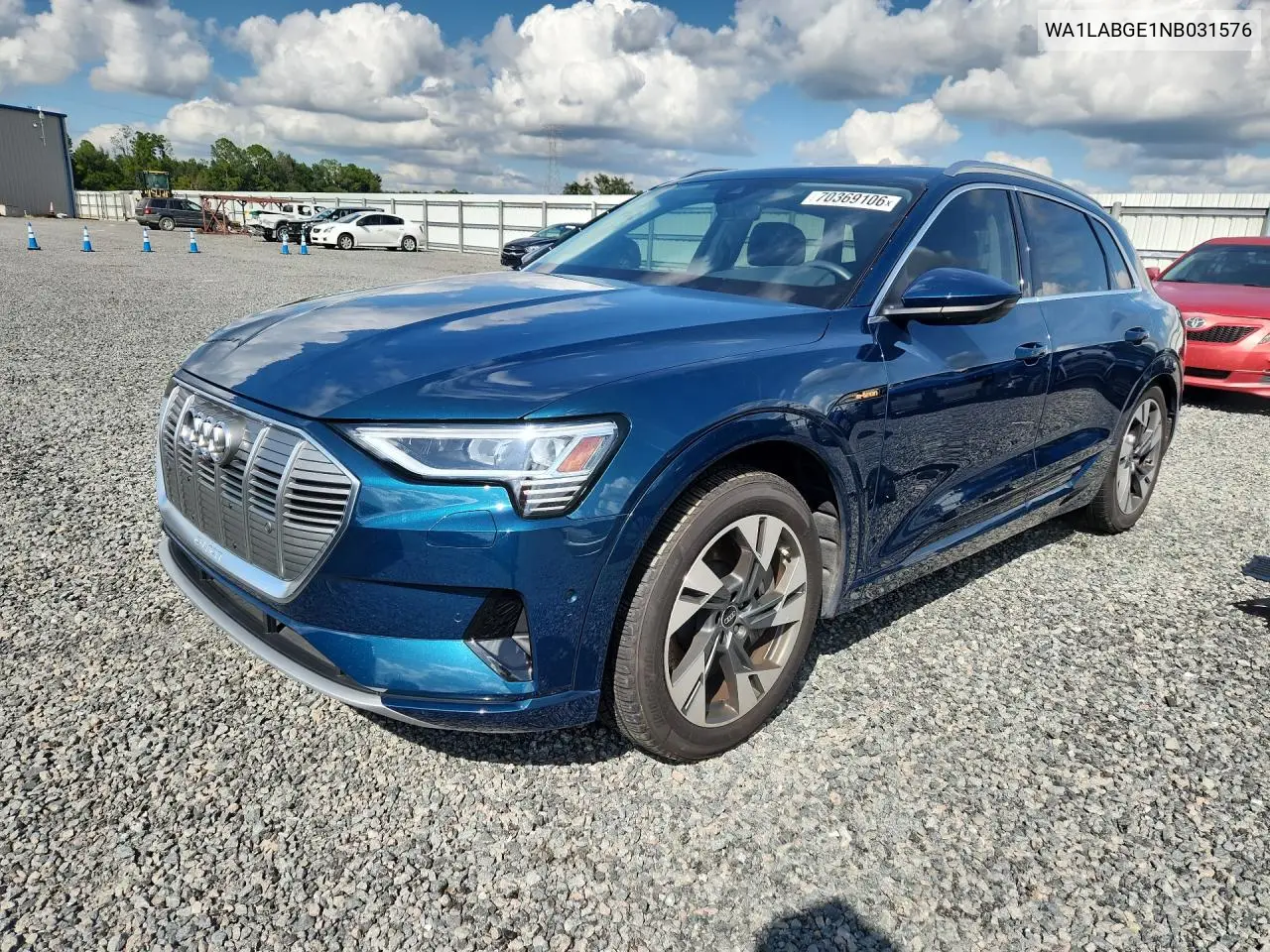 AUDI E-TRON 2022, VIN WA1LABGE1NB031576