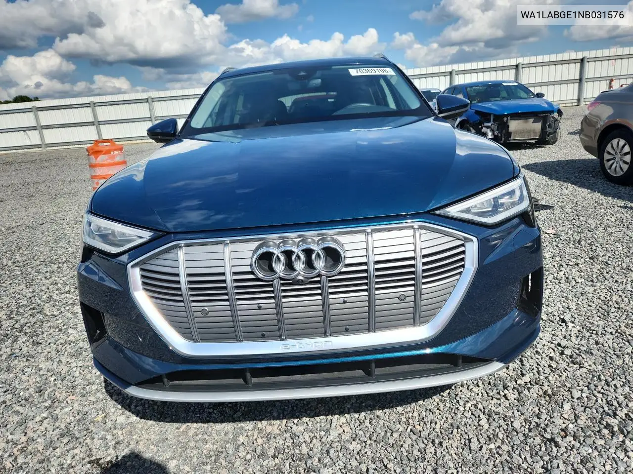 2022 AUDI E-TRON VIN WA1LABGE1NB031576 — фото 5