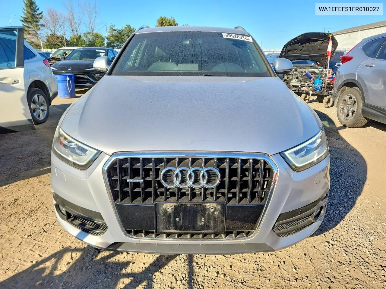2015 AUDI Q3 VIN WA1EFEFS1FR010027 — фото 5