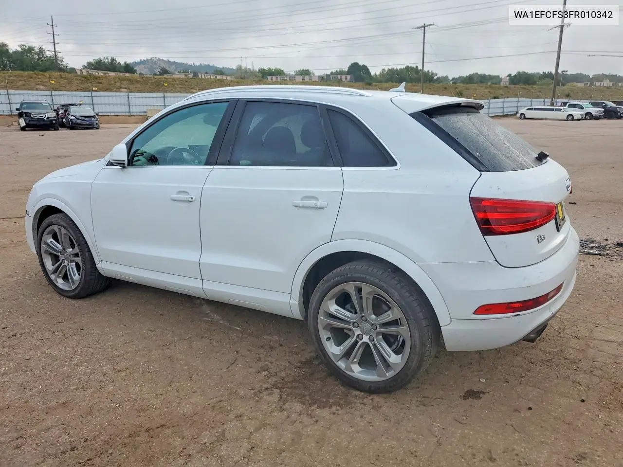 2015 AUDI Q3 VIN WA1EFCFS3FR010342 — фото 2