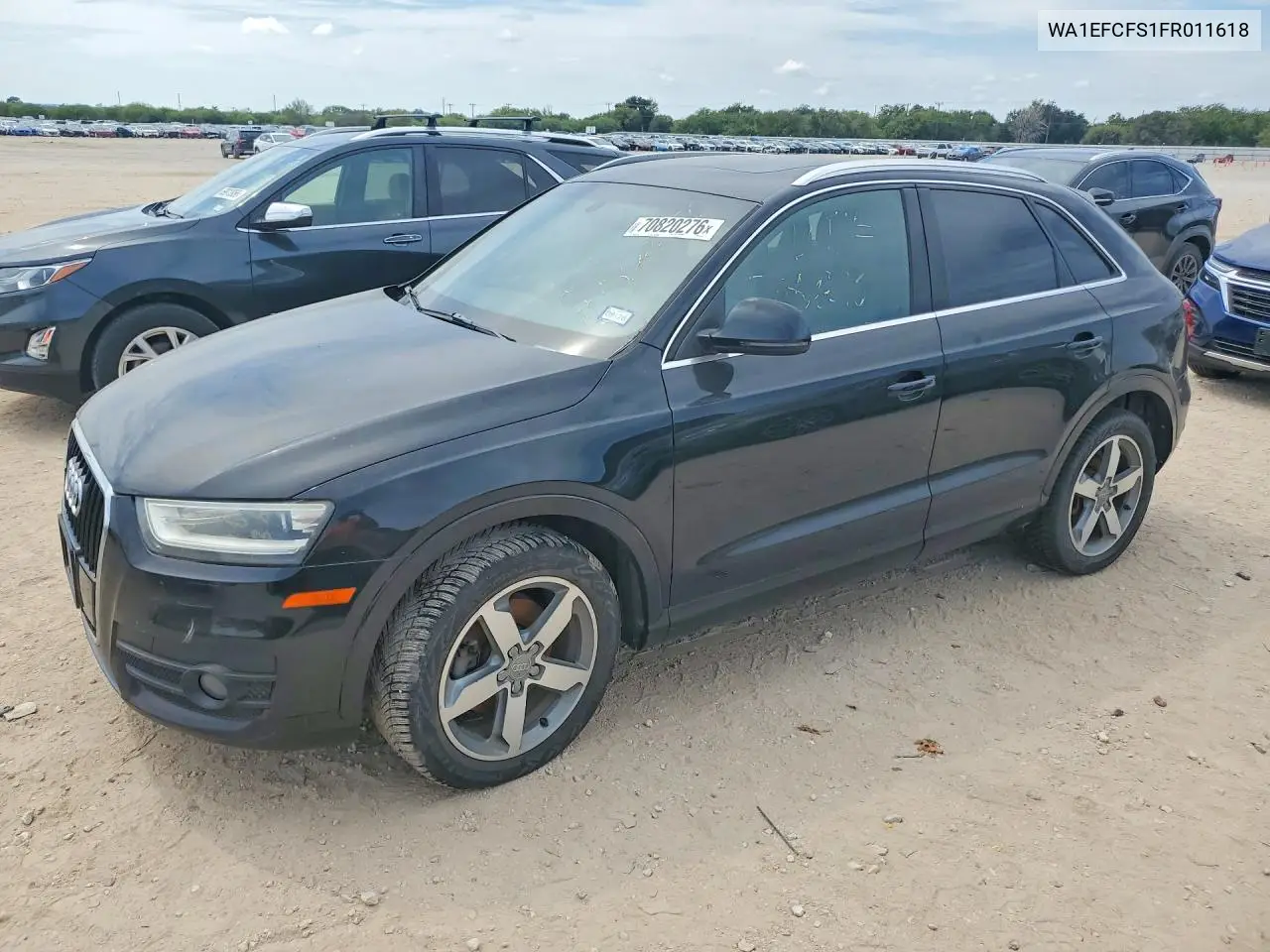 AUDI Q3 2015, VIN WA1EFCFS1FR011618