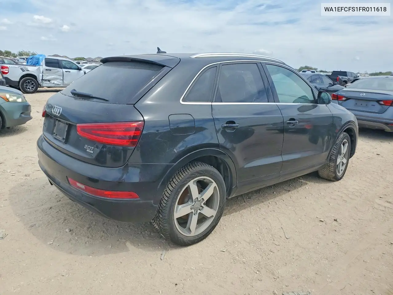 2015 AUDI Q3 VIN WA1EFCFS1FR011618 — фото 3